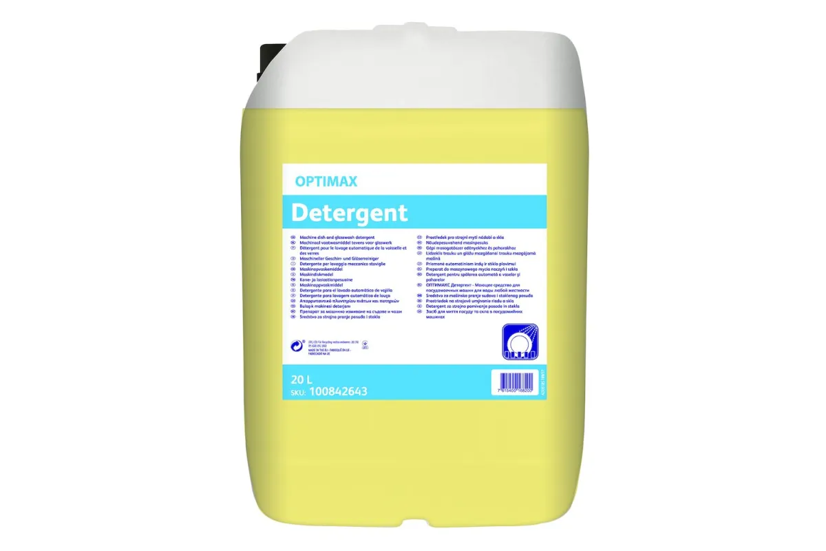 OPTIMAX DETERGENT 20L Detergent do maszynowego mycia naczyń i szkła Diversey W1779 100842643