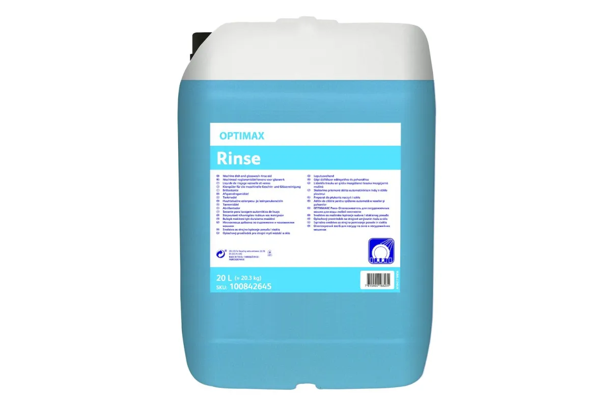 OPTIMAX RINSE 20L Preparat do płukania naczyń Diversey W1779 100842645