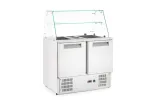 Stół chłodniczy sałatkowy z nadstawą, stół dwukomorowy, 146L, 230V/145W, 695x900x(H)1270mm Arktic