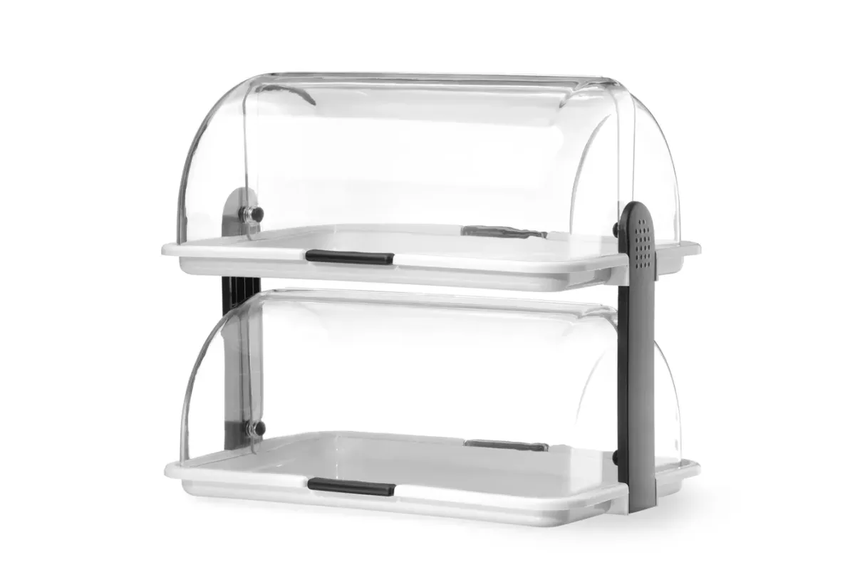 Witrynka Roll top - podwójna, 475x320x415mm HENDI 871713