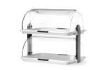 Witrynka Roll top - podwójna, 475x320x415mm HENDI 871713