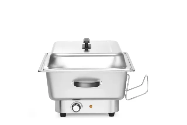 Kuchenka elektryczna Pollina, Profi Line, 9L, srebrny, 230V/900W, 587x440x273mm HENDI 204900