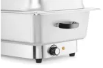 Kuchenka elektryczna Pollina, Profi Line, 9L, srebrny, 230V/900W, 587x440x273mm HENDI 204900