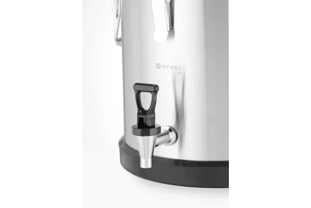 Termos do transportu żywności – z kranem, Profi Line, 20L, srebrny, ⌀330x360mm HENDI 710227