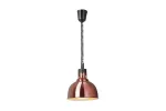 Lampa do podgrzewania potraw wisząca, w kształcie kopuły, miedziany, 230V/250W, ⌀250x(H)207mm HENDI 273623
