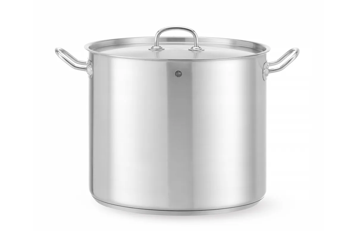 Garnek wysoki z pokrywką, HENDI, Kitchen Line, 21L, ⌀320x270mm 837603