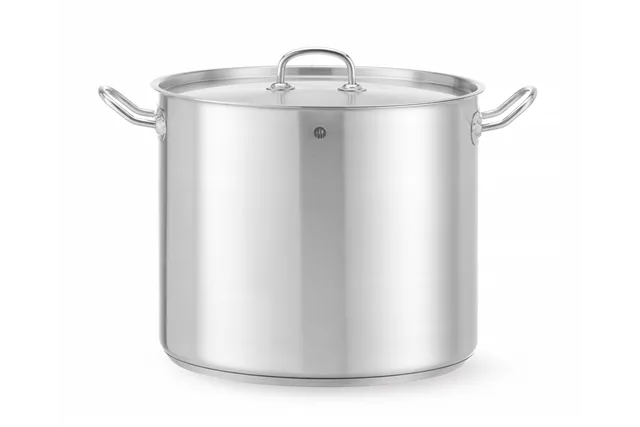Garnek wysoki z pokrywką, HENDI, Kitchen Line, 21L, ⌀320x270mm 837603