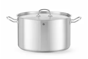 Garnek średni z pokrywką, HENDI, Kitchen Line, 15L, ⌀320x190mm 836507