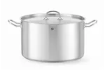 Garnek średni z pokrywką, HENDI, Kitchen Line, 15L, ⌀320x190mm 836507