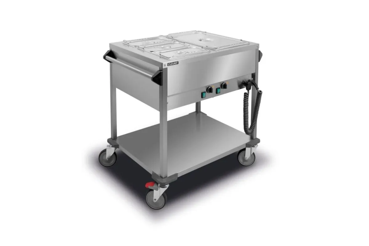 Wózek bemarowy zbiorniki niezależnie ogrzewane (pojemność 2 x 1/1 GN) MVC-20.3