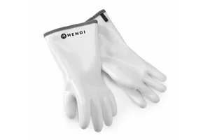 Rękawice z powłoką silikonową , HENDI, biały, 2 szt., 330mm 556573