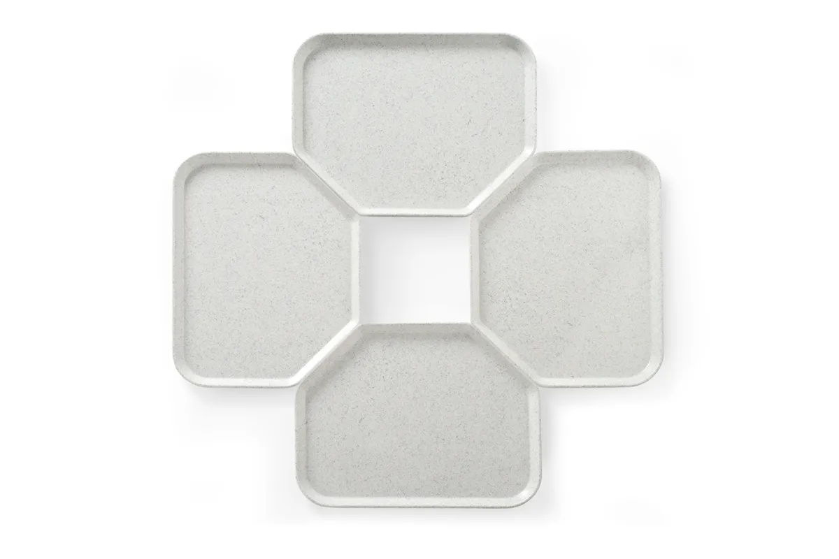 Taca trapezowa , AmerBox, granitowy, 455x355mm 876657