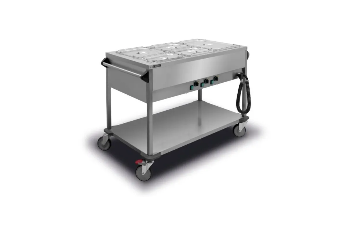 Wózek bemarowy zbiorniki niezależnie ogrzewane (pojemność 3 x 1/1 GN) MVC-30.3