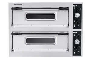 Piec do pizzy Basic Slim, Prismafood, 2 komory, 400V/12000W, 1305x600x745mm 1F010198
