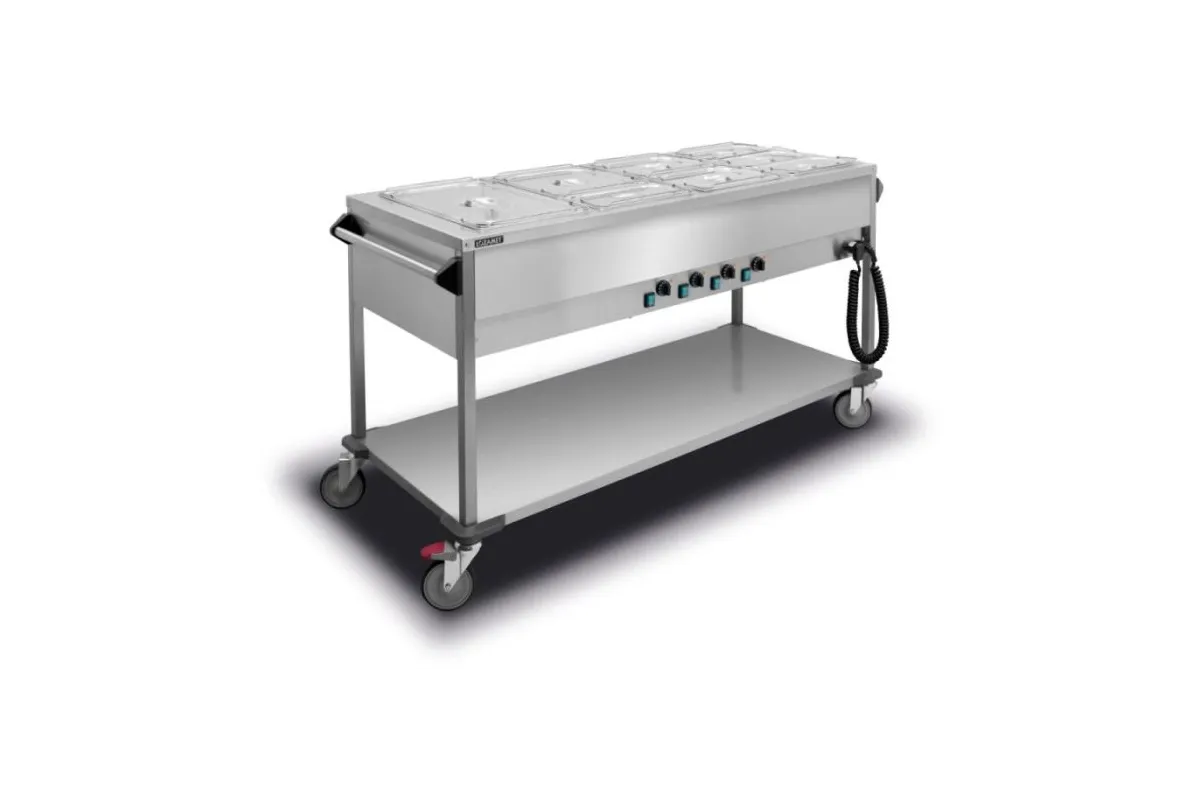 Wózek bemarowy, zbiorniki niezależnie ogrzewane (pojemność 4 x 1/1 GN) MVC-40.3