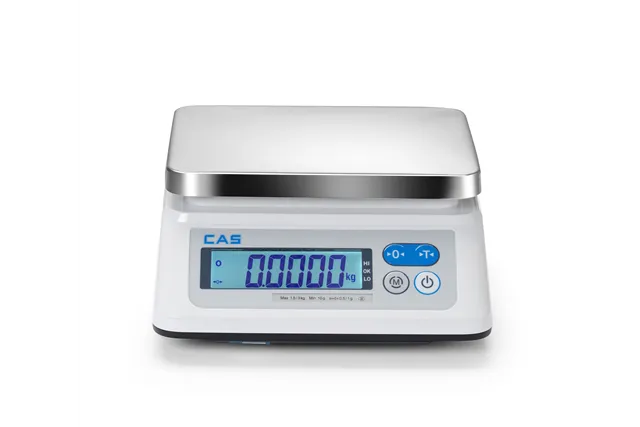 Waga z legalizacją, CAS, 3 kg, biały, 285x256x123mm 580196