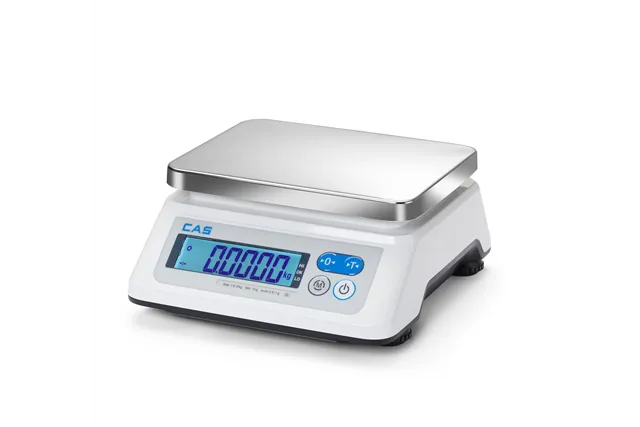 Waga z legalizacją, CAS, 3 kg, biały, 285x256x123mm 580196