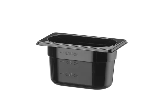 Pojemnik GN 1/9 COOL, HENDI, COOL, GN 1/9, 0,9L, czarny, 108x176x100mm 882405