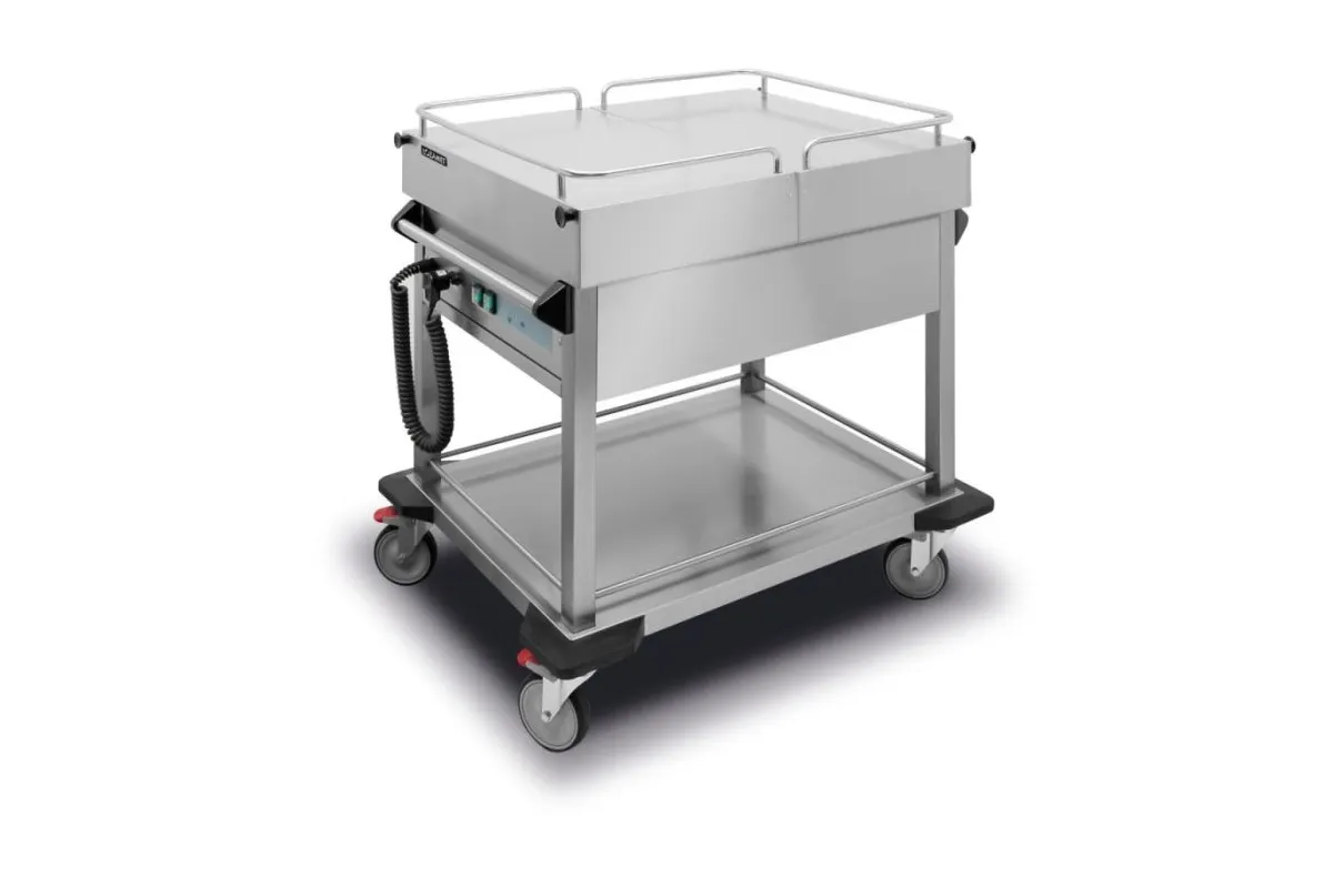 Wózek bemarowy specjalny, rozsuwane blaty (pojemność 2 x 1/1 GN) FVD-20