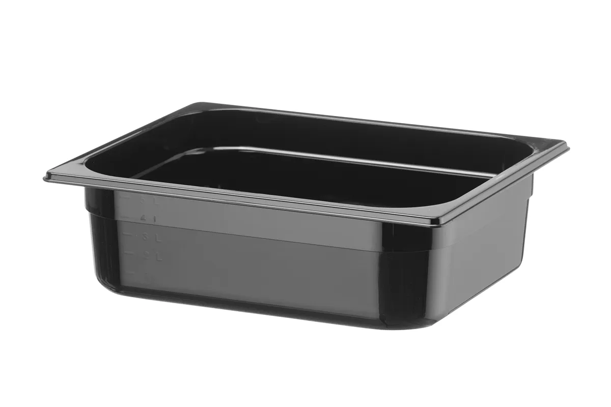 Pojemnik GN 1/2 COOL, HENDI, COOL, GN 1/2, 6,1L, czarny, 325x265x100mm 882108
