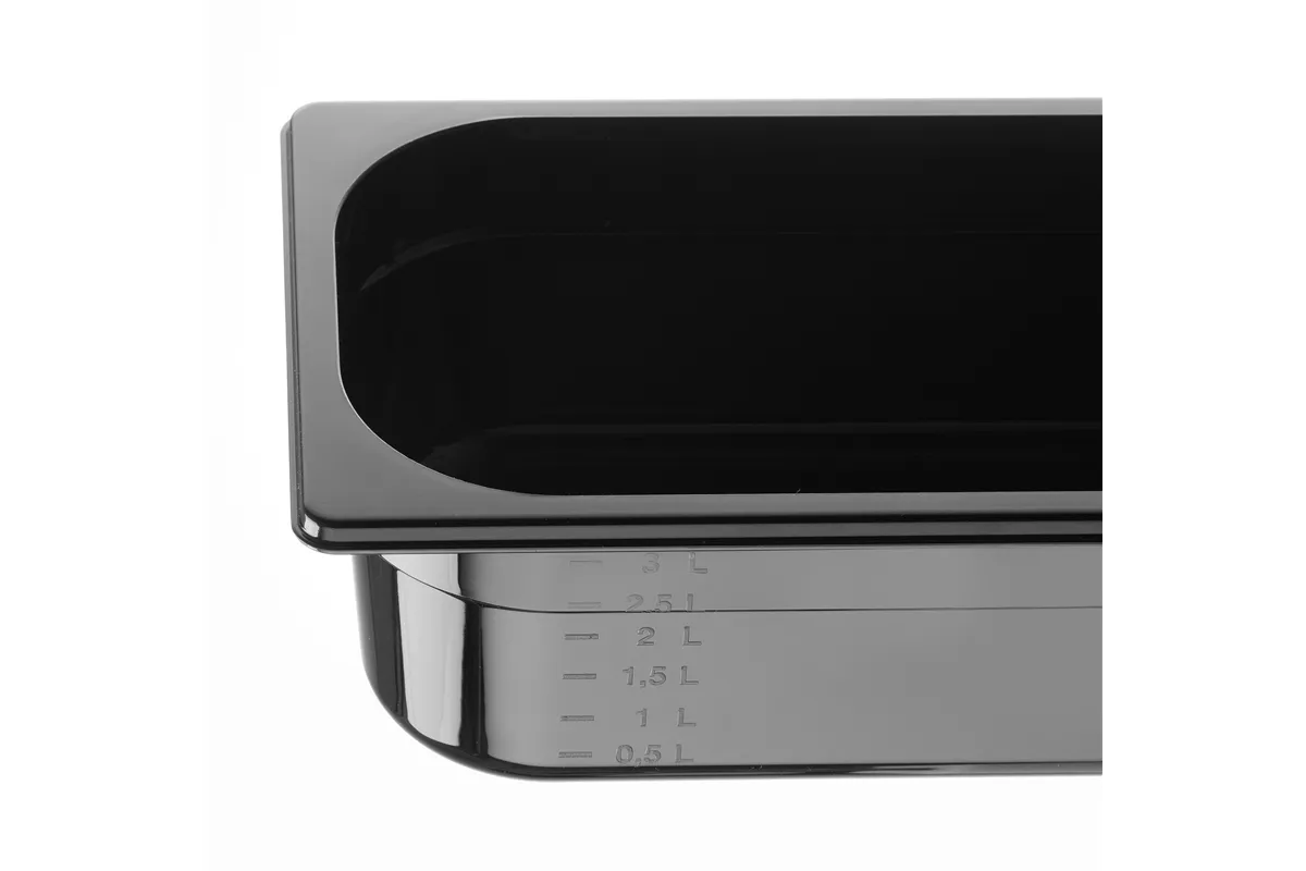 Pojemnik GN 1/3 COOL, HENDI, COOL, GN 1/3, 3,8L, czarny, 325x176x100mm 882184