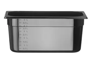 Pojemnik GN 1/3 COOL, HENDI, COOL, GN 1/3, 5,5L, czarny, 325x176x150mm 882207
