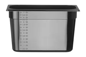 Pojemnik GN 1/3 COOL, HENDI, COOL, GN 1/3, 7,1L, czarny, 325x176x200mm 882221