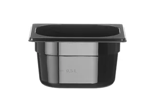 Pojemnik GN 1/6 COOL, HENDI, COOL, GN 1/6, 1,6L, czarny, 176x162x100mm 882337