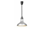Lampa do podgrzewania potraw wisząca, w kształcie dzwonu, HENDI, srebrny, 230V/250W, ⌀295x207mm 273661
