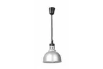 Lampa do podgrzewania potraw wisząca, w kształcie kopuły, HENDI, srebrny, 230V/250W, ⌀250x207mm 273609