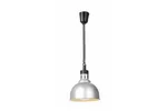 Lampa do podgrzewania potraw wisząca, w kształcie kopuły, HENDI, srebrny, 230V/250W, ⌀250x207mm 273609