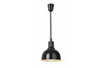 Lampa do podgrzewania potraw wisząca, w kształcie kopuły, HENDI, czarny, 230V/250W, ⌀250x207mm 273616