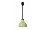 Lampa do podgrzewania potraw wisząca, w kształcie kopuły, HENDI, zielony, 230V/250W, ⌀250x207mm 273630