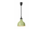 Lampa do podgrzewania potraw wisząca, w kształcie kopuły, HENDI, zielony, 230V/250W, ⌀250x207mm 273630