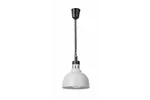 Lampa do podgrzewania potraw wisząca, w kształcie kopuły, HENDI, biały, 230V/250W, ⌀250x207mm 273654
