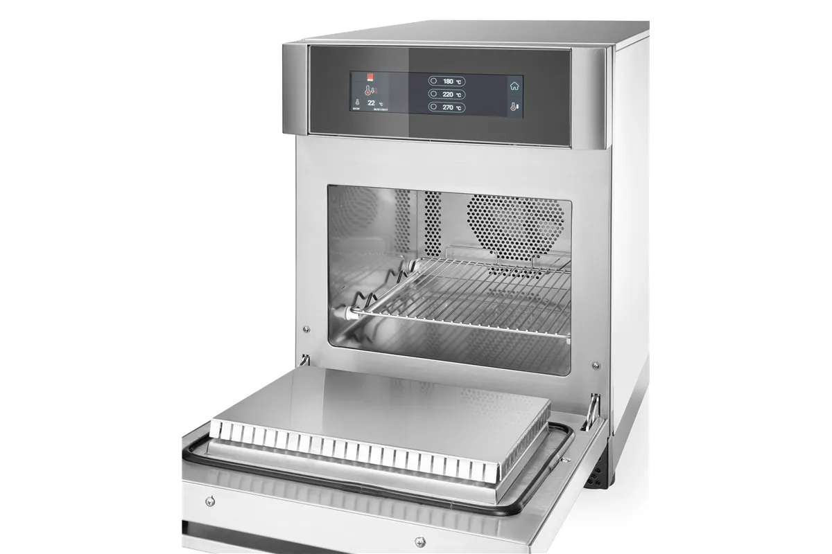 Piec konwekcyjno-mikrofalowy REDFLASH, Tecnoeka, srebrny, 230V/3680W, 420x632x630mm RFKFM3030