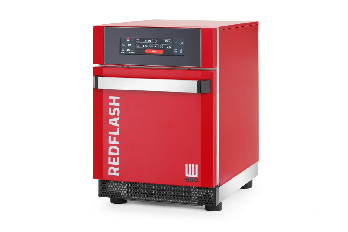 Piec konwekcyjno-mikrofalowy REDFLASH, Tecnoeka, czerwony, 230V/3680W, 420x632x630mm RFKFM3030R