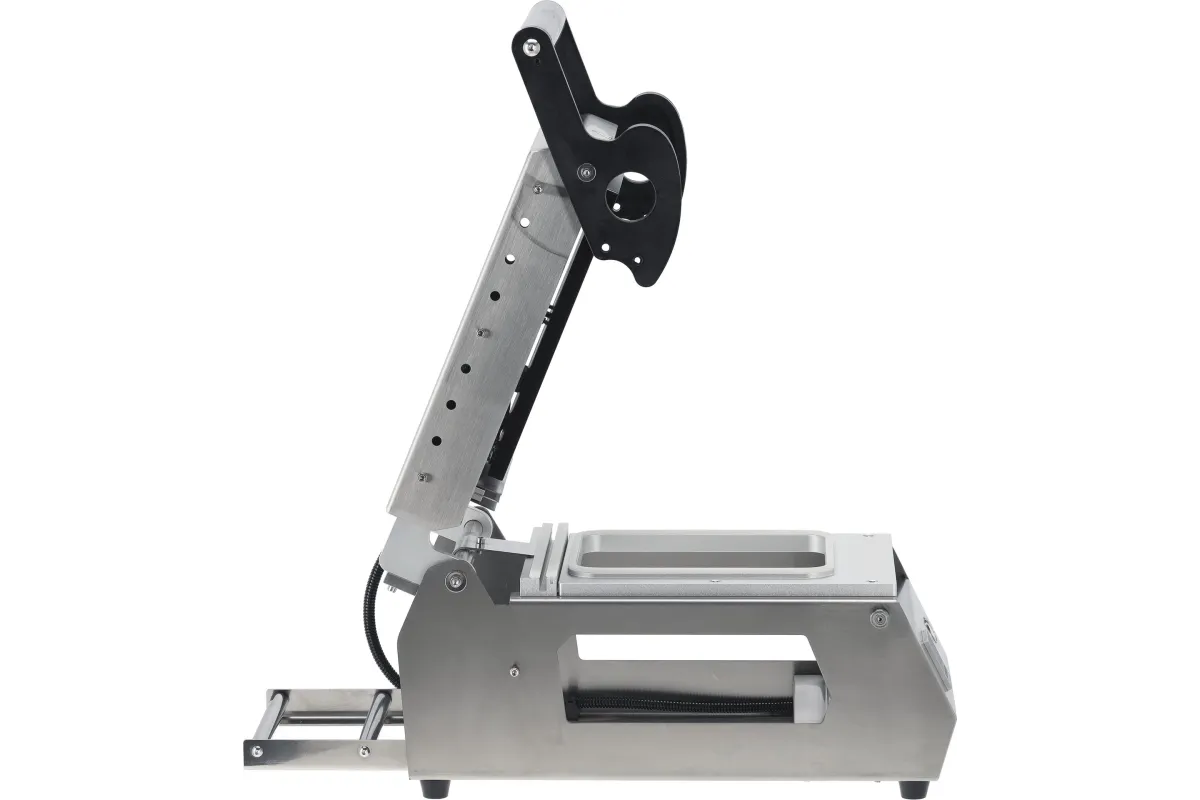 Zgrzewarka do tacek z matrycą 1-komorową YATO YG-09280 – 900 W, sterownik Omron, płyta PTFE, cięcie folii