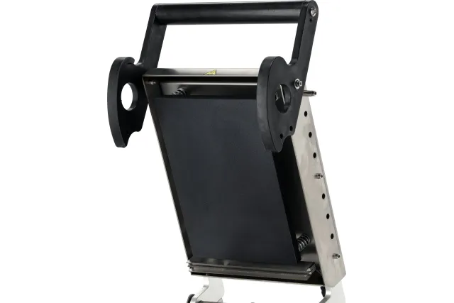 Zgrzewarka do tacek z matrycą 1-komorową YATO YG-09280 – 900 W, sterownik Omron, płyta PTFE, cięcie folii