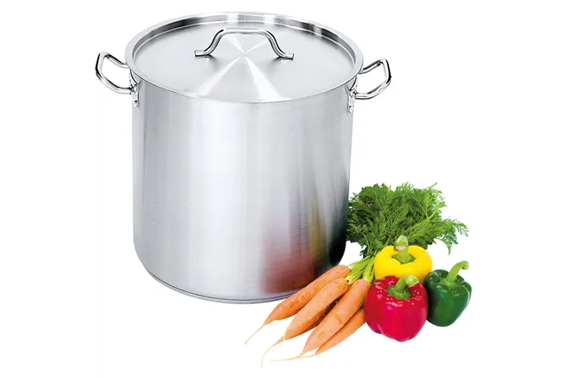 Garnek wysoki z pokrywką Ø360 mm, 36.6L, stal nierdzewna, indukcja / gaz / ceramika / elektryczna, Stalgast 011362