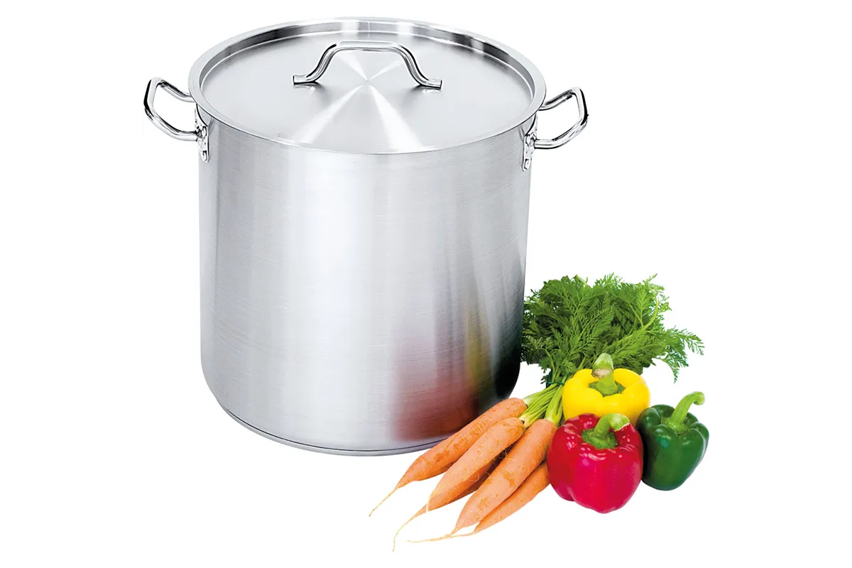 Garnek wysoki z pokrywką Ø400 mm, 50.3L, stal nierdzewna, indukcja / gaz / ceramika / elektryczna, Stalgast 011402
