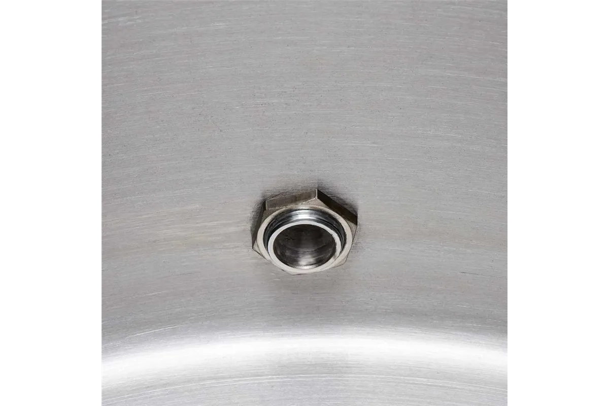 Garnek wysoki z kranem, stalowy, Ø 400 mm, V 50.3 l Stalgast 011410
