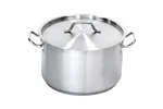 Garnek średni z pokrywką, stalowy, Ø 280 mm, V 11.1 l Stalgast 012282