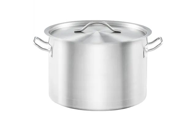 Garnek średni z pokrywką, stalowy, Basic, Ø 320 mm, V 18 l Stalgast 012326