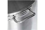 Garnek średni z pokrywką, stalowy, Ø 360 mm, V 22.4 l Stalgast 012362