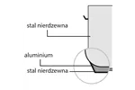 Garnek niski z pokrywką, stalowy, Ø 200 mm, V 3.3 l Stalgast 013202