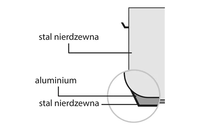 Garnek niski z pokrywką, stalowy, Ø 280 mm, V 8 l Stalgast 013282
