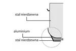 Garnek niski z pokrywką, stalowy, Ø 280 mm, V 8 l Stalgast 013282