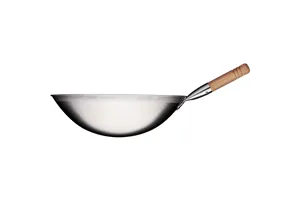 Patelnia wok, stal satynowana, Ø 400 mm Stalgast 037400