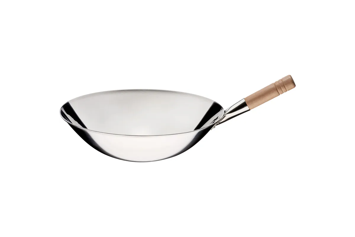 Patelnia wok, stal polerowana, Ø 400 mm Stalgast 037401